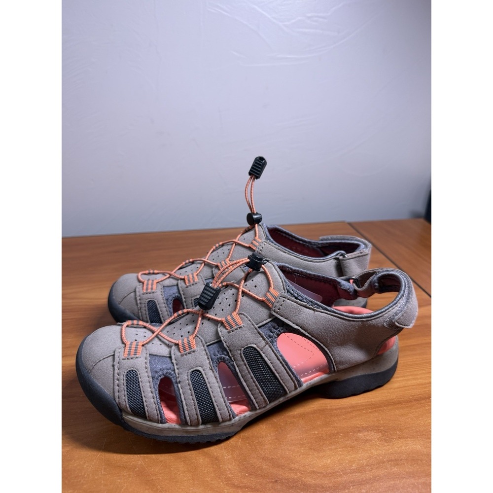 Clarks Women Tuvia Melon Fisherman Sandals Size 8‎ Shoes Tan Hiking Trail